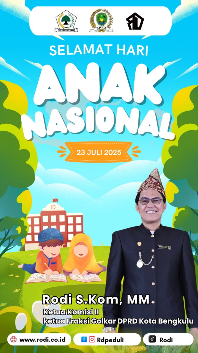 Anak Hebat, Masa Depan Kuat: Rodi Dorong Aksi Nyata untuk Generasi Emas Indonesia