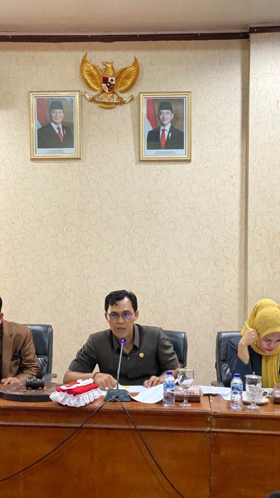 Ketua Komisi II DPRD Kota Bengkulu evaluasi pembangunan