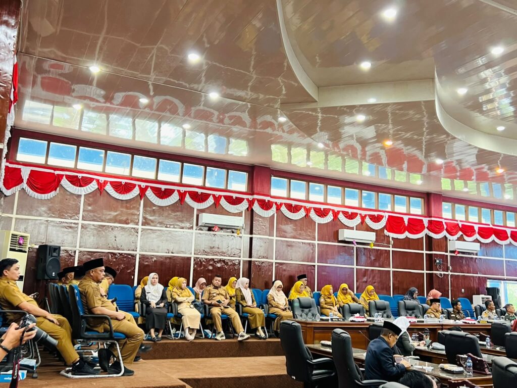 Rodi menghadiri rapat paripurna KUPA dan PPAS-P perubahan APBD 2026