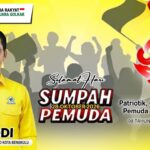 Rodi, Ketua Komisi II DPRD Kota Bengkulu, dalam momentum Hari Sumpah Pemuda ke-98.
