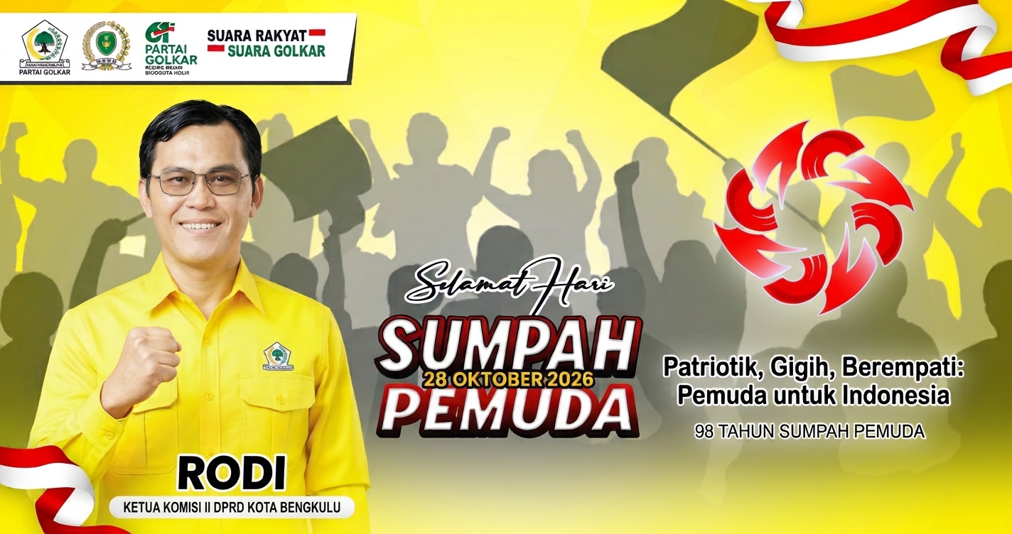 Hari Sumpah Pemuda ke-98, Rodi Ajak Generasi Muda Bengkulu Berani Berkontribusi